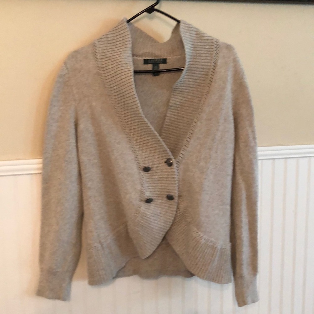 Lauren Ralph double breasted cardigan sweater
